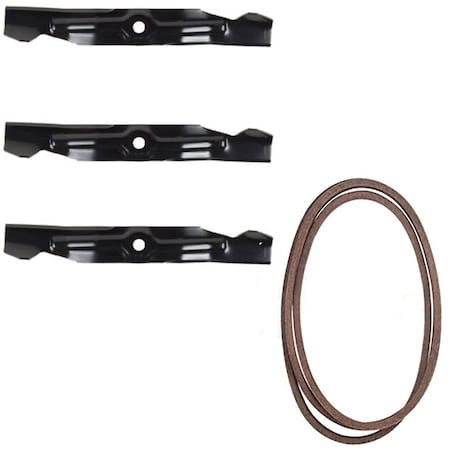 Aic Replacement Parts Deck Belt & Heavy Duty Blade 50 Fits Cub Cadet LT1024 13AR11CP712 13AR11CP710 954-04048BLADES